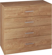 DAKOTA OAK EFFECT 4 DRAWER
