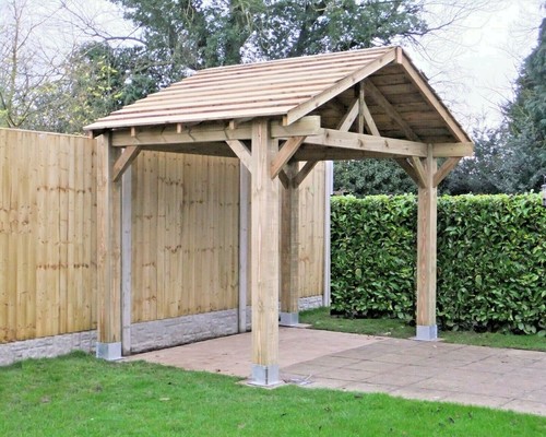 Wooden garden building - garden,