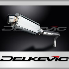 HONDA CB600F HORNET 1998-2002 225mm OVAL STAINLESS SILENCER EXHAUST KIT