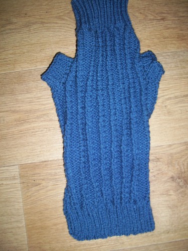 Brand new hand knitted - , ribbed