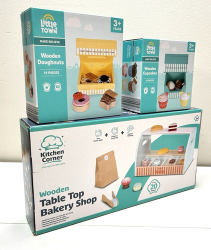 Little town wooden toy - little,