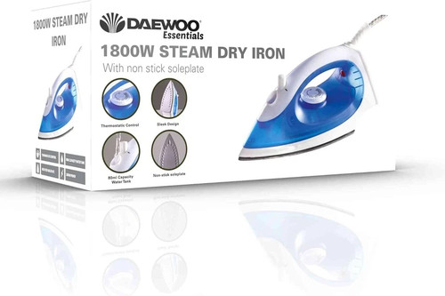 Daewoo essentials 1800w steam - 1800w,