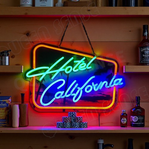 Hotel california led neon - hotel, sign
