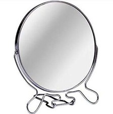 Face  Mirror Cosmetic Folding Magnify Make Up Travel Vanity Shaving Bath Round