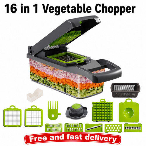 Vegetable chopper green - chopper,
