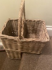 Vintage Woven Wicker Storage