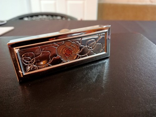 Antique compact with mirror - compact,