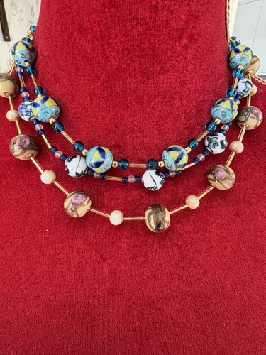 Three strands italian murano - strands,