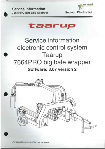 Kverneland taarup bale wrapper - taarup,