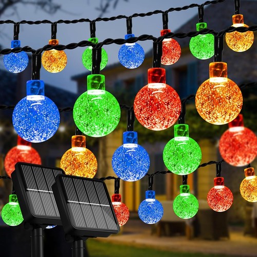 Solar string lights outdoor - string,