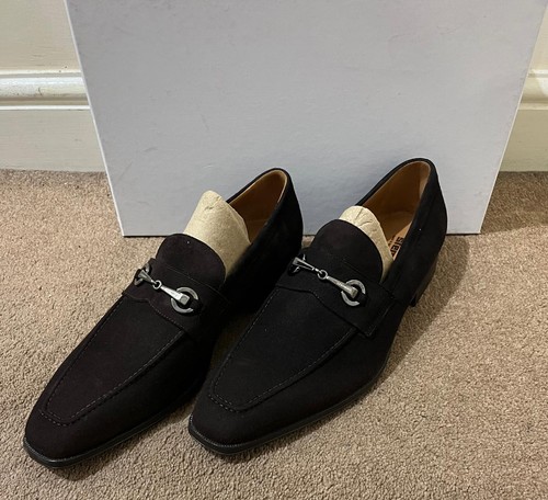 Stemar brown suede shoes penny - brown,