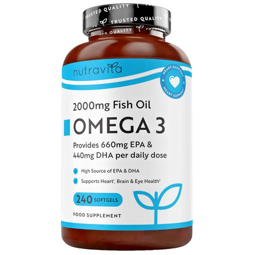 Omega 2000mg fish - 3, oil
