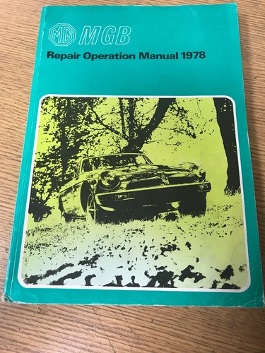 Mgb repair operation - operation, manual