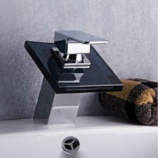 Modern Chrome Basin Mixer Tap