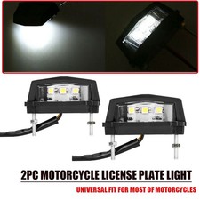 2x Motorcycle License Plate