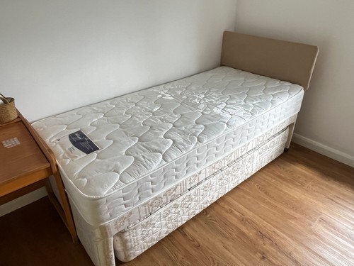 Single bed with guest - with,