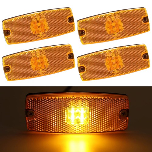 Orange marker side led - 4x,