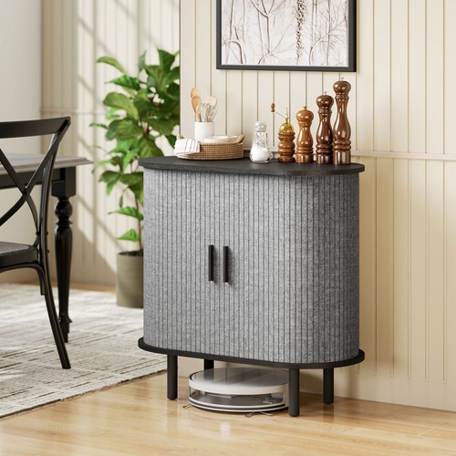 Fluted sideboard with - sideboard, tambour