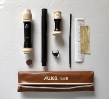 Aulos 309A Alto Recorder E with Case, Used, No Cap, Unused Joint Grease mm3