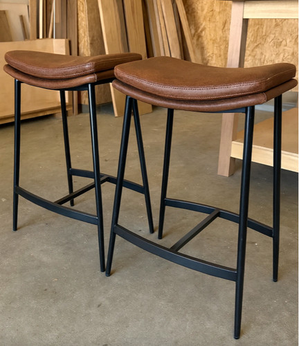 Industrial bar stools set - bar,