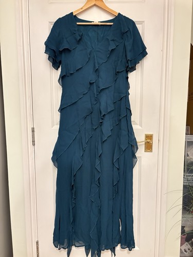 Monsoon blue renata - blue, ruffle