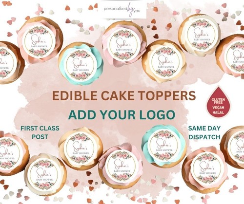 Edible cupcake toppers - cupcake,