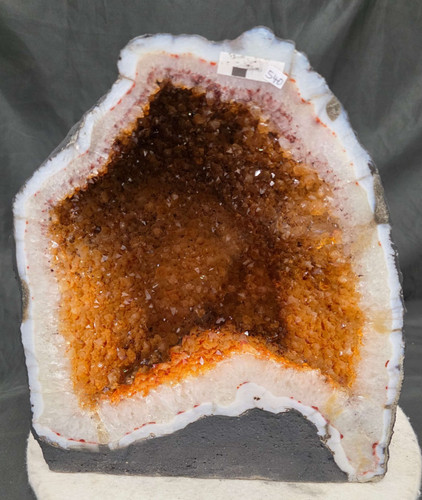 Citrine geode 540 crystal - 540,