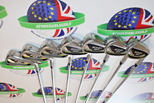 used cobra king sz iron set 5-pw + gw steel shafts stiff flex