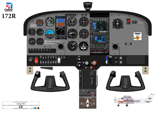 Cessna 172r with aspen - 172r,