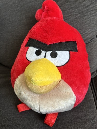 Angry birds plush backpack - birds,