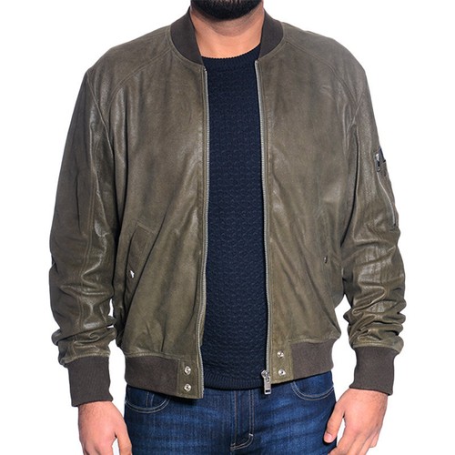 Diesel leather jacket - leather, l