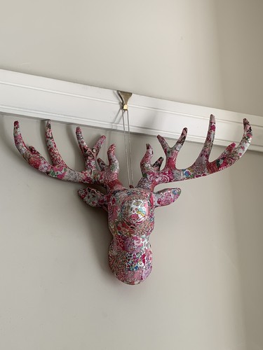Stag trophy head liberty print - stag,