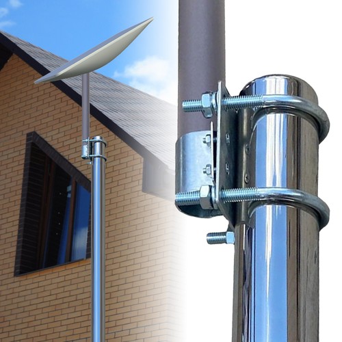 Antenna mast clamp bracket - mast,