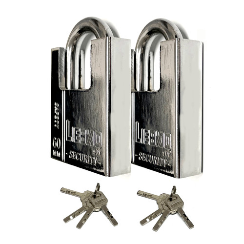 Heavy duty padlock - 2x,