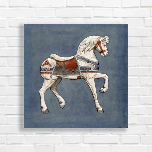 Vintage carousel horse - vintage,