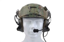 Z-Tactical Airsoft Comtac II Helmet Mounted Radio Headset Z031-FG 2 Way 