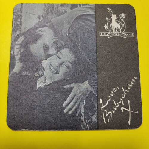 Vintage drink coaster - vintage, love