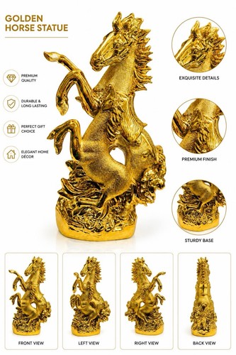 Premium quality gold - premium, horse