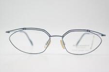 Vintage Glasses Eschenbach 3578 Titan Blue Silver Oval Frames Eyeglasses