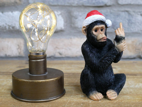 Cheeky christmas monkey - christmas, up