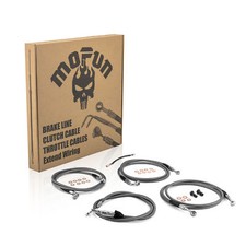 MOFUN 12"-14" Handlebar Extended Cable Kit For ABS Harley Street Glide 2021-2023