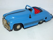 Triang Minic 206 M Sports Car clockwork with working Gearbox blue