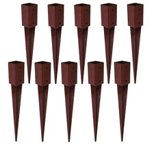 10x Fence Post Holder Spike