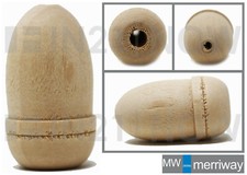 Small Wooden Wood Acorn Cord