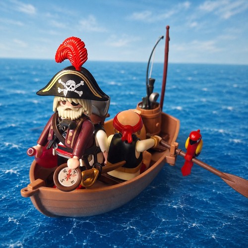 Playmobil pirates rowing boat - playmobil,