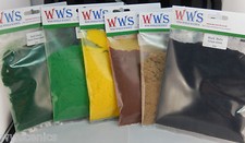 Flock Solid Colour 2mm Static Grass 30g Green Brown Yellow Black Yellow