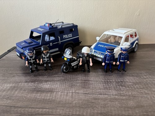 Playmobil police van car - police,