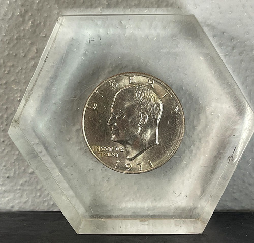 1971 eisenhower one dollar - one,