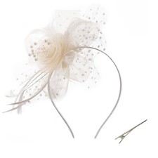 Fascinator Hat Flower Feather