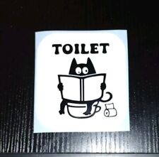 FUNNY TOILET DOOR VINYL